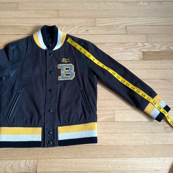 Gap kids DC black and yellow Batman varsity bomber jacket small - Picture 10 of 10